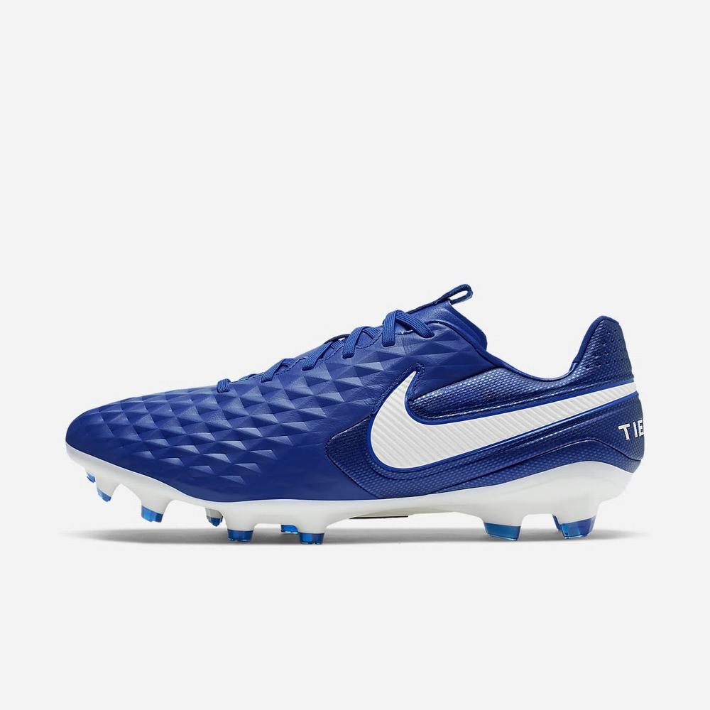 Crampon De Foot Nike Tiempo Legend 8 Pro FG Bleu 7102-649 Hyper Royal/Deep Royal Blue/White Femme | KRH-51037148